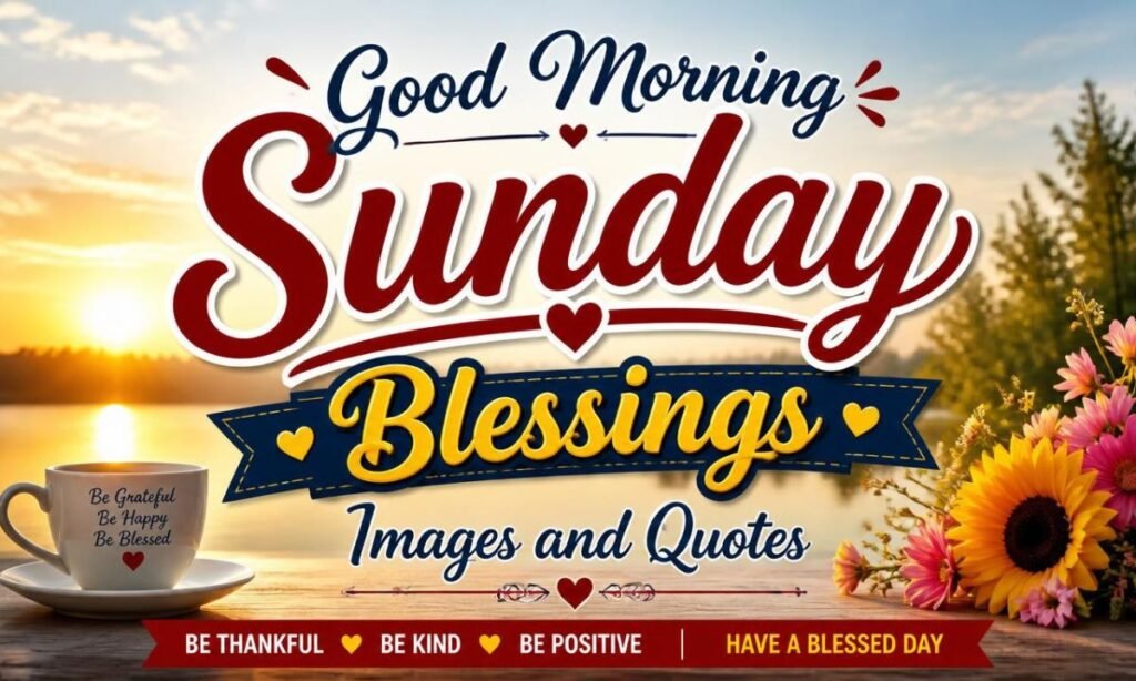 Good Morning Sunday Blessings Images and Quotes