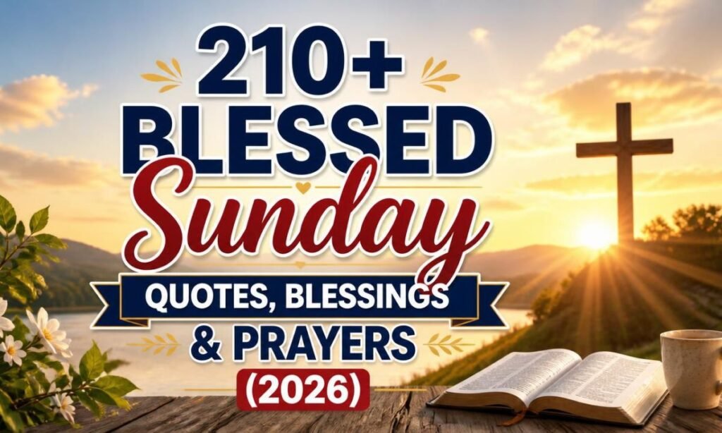 210-blessed-sunday-quotes-blessings-and-prayers-2026